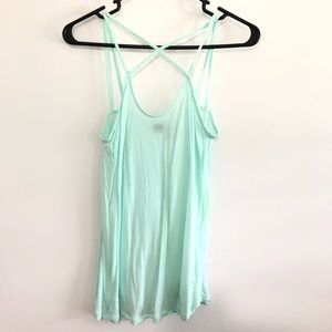 Mint Strappy Tank Cami
